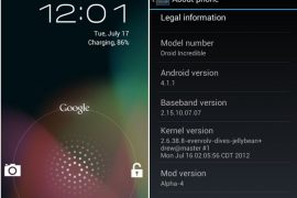 Droid Incredible Gets Jelly Bean Android 4.1 Too. Daily Driver Only for Brave Ones!