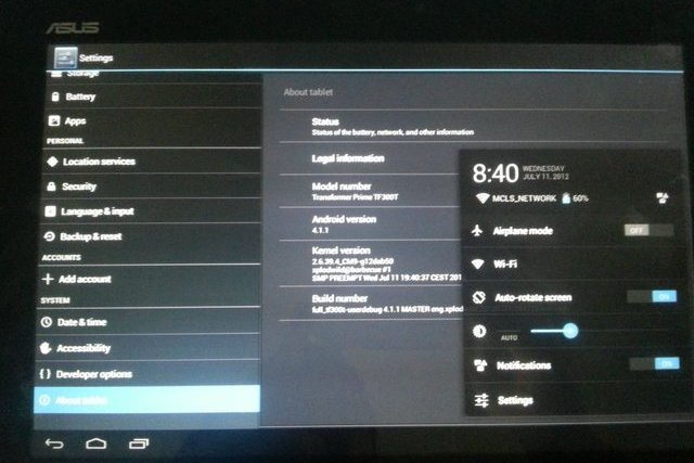 Asus Transformer Tf300t Gets Jelly Bean Android 4 1 Experimental Build Out Wifi Works Though Here S Installation Guide
