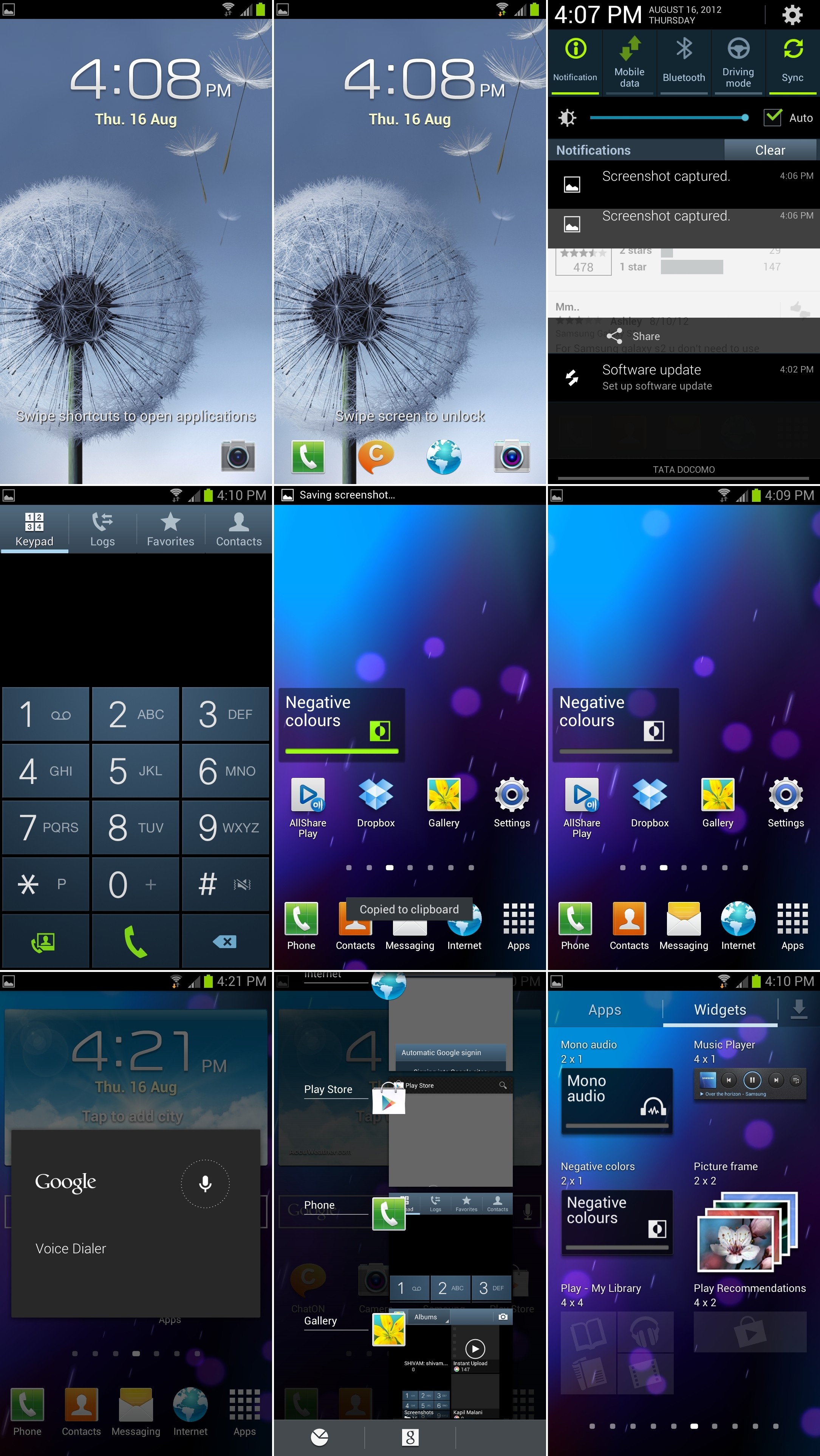 Galaxt S3 Android 4.1 Jelly Bean Screenshots Galaxt S3 Android 4.1 Jelly Bean Screenshots