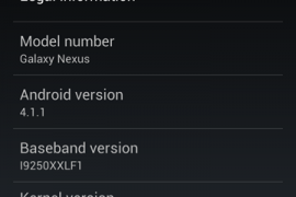 JRO03L Based ROM for Galaxy Nexus, Gets You Latest Android OS Version 4.1.1 [Jelly Bean]
