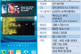 Galaxy Note 2 Specs Leak for One Last Time