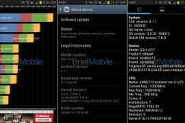 Screenshots from Galaxy Note 2 for AT&T Leaked. One for Sprint, T-Mobile and Bell coming soon.