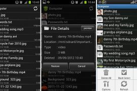 Want Recycle Bin on Android? Install the Dumpster Android App — allows you to undelete files, too!