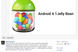 Jelly Bean Update for ASUS Transformer Prime Arrives in Sweden