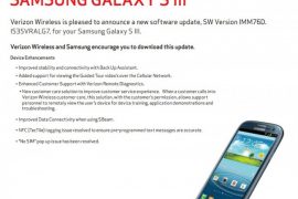 VRALG7 Update for Verizon Galaxy S3 is live! Brings the Remote Diagnostics Tool with it