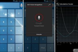 Vocal Scientific Calculator for Android, with support for voice, themes, widget, text-to-speech and currency converter!