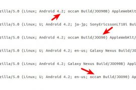 Android 4.2 logs activity increases. Fun-fact: though, even Android 5.0 and 6.0 visible already!