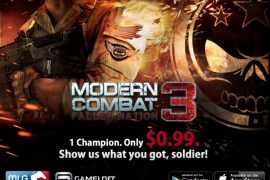 Modern Combat 3 Price dropped to just $1 on Google Play Store