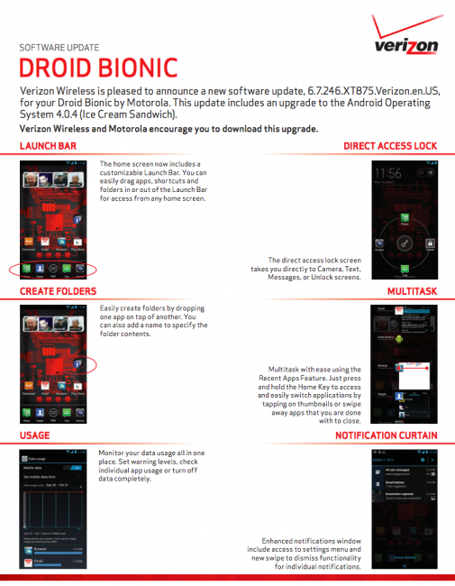 Droid Bionic ICS