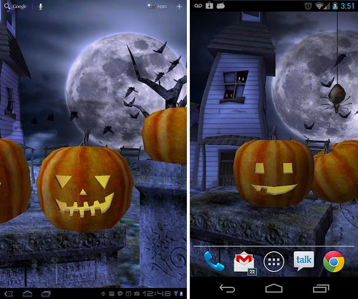 HalloweenLiveWallpaperAndroid