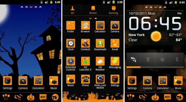 Halloweenthemeandroid