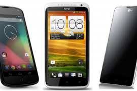 Nexus 4 vs One X vs Optimus G Comparison