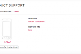 Nexus 4 shows up on LG support site