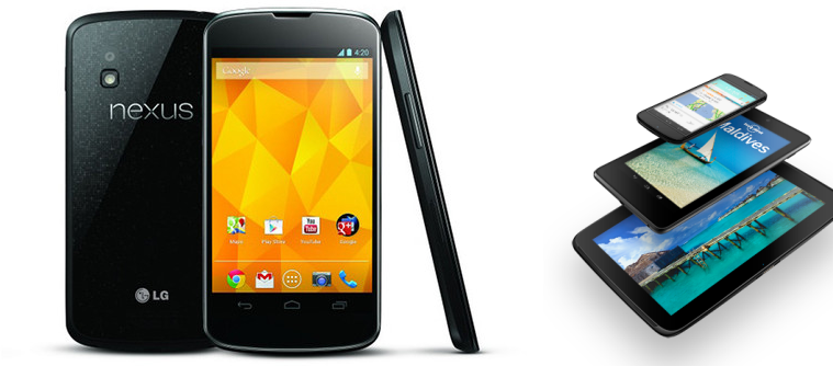 Nexus 4 and Nexus 10 UK