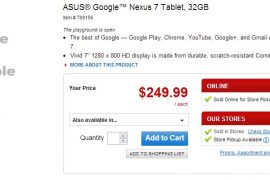 US gets 32 GB Nexus 7 listed too, priced just $249. Ships in 3 days!