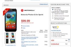 Motorola Photon Q priced just $99 at Wirefly for new customers with free activation
