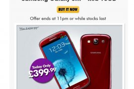 Samsung Galaxy S3 Price dropped to £400 in UK for today