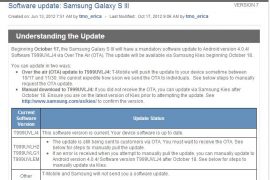 T-Mobile Galaxy S3 OTA Update released, fixes things, no signs of Jelly Bean