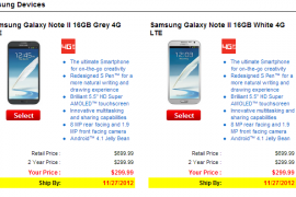 Verizon Samsung Galaxy Note 2 gets Price tag of $299, too, while release date set at November 27