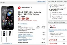 Wirefly offering Motorola Droid Razr HD for $149, Unlocked – $599