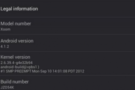 Motorola Xoom Android 4.1.2 Update now available for manual installation
