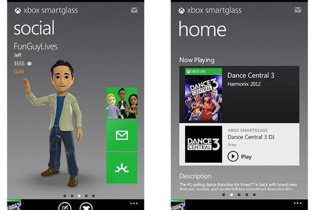 Xbox SmartGlass app