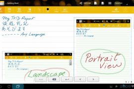 Asus Supernote APK, a freehand note taking app