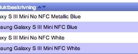 Samsung Galaxy S3 Mini already listed, priced $540 and $560 for NFC and w/o NFC models respectively
