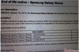 Bell Galaxy Nexus to be discontinued soon, becomes first GNex to get the treatment