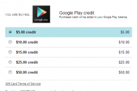 Play Store Credits can be bought from web in US. Though, you can’t gift credits for now