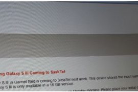 Red Galaxy S3 also coming to SaskTel in Canada