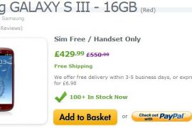 UK gets its Garnet Red Galaxy S3 for Price of £429