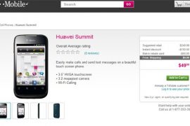 Huawei Summit available at T-Mobile for Price of $49. Appears to run on Android, but Tmo calls it proprietary!