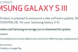 New Update for Verizon Galaxy S3 incoming, dubbed VRALHE