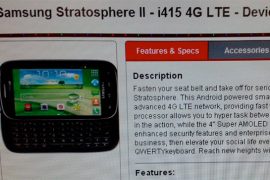 Samsung Stratosphere 2 release date is near, clears GCF as SCH-i415