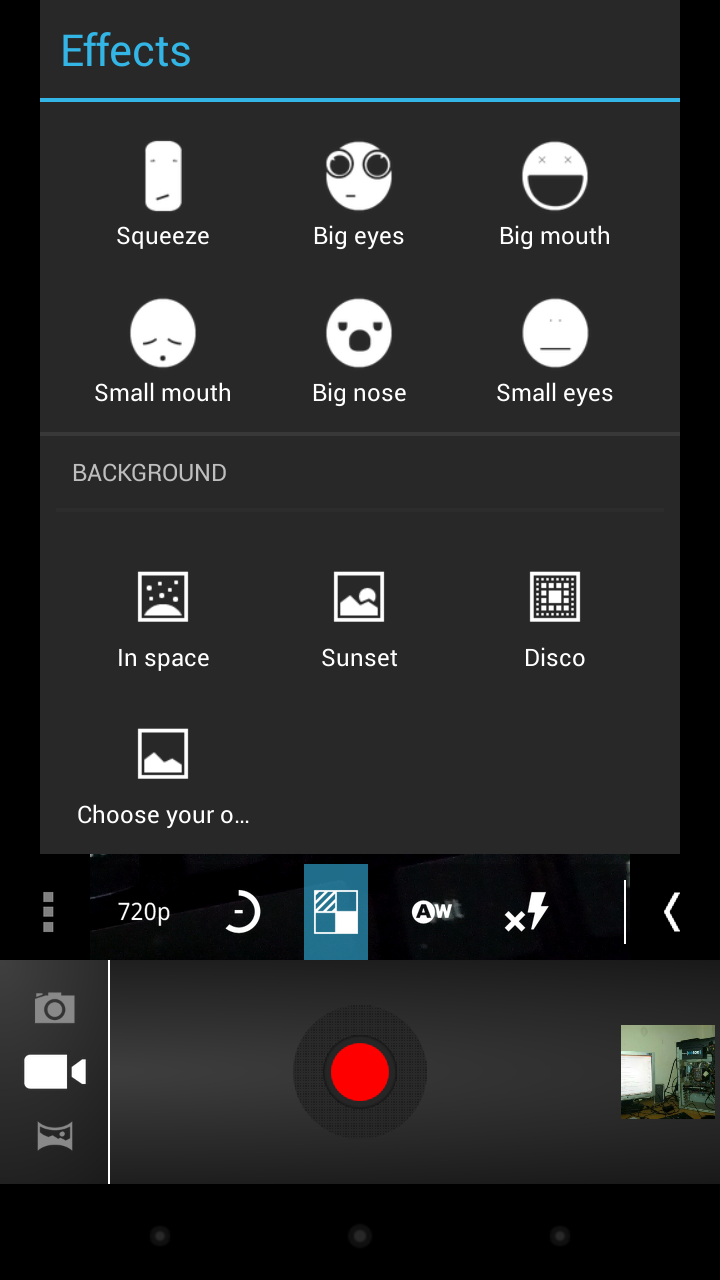 Guess what, no funky face effects in Android 4.2 Camera!