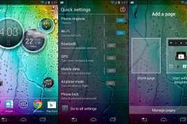 Motorola Razr M Launcher and Widgets for the HTC One X