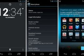 Android 4.2 baked into Galaxy Nexus with Android 4.1 as base. Works fair enough, though!