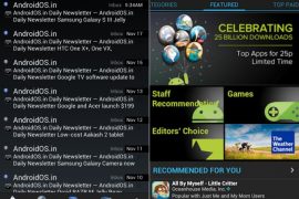 Inverted Black color Google Play Store and Gmail 4.2 Apps