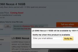 LG Nexus 4 India release date pushed to mid-January