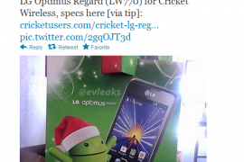 LG Optimus Regard Specs leak