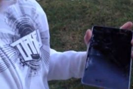 Nexus 7 subjected to a 60+ foot Drop Test – Holds up pretty well though.