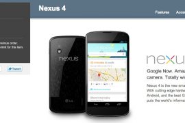 Google limits Nexus 4 purchases to only 2 units per account