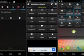 Android 4.2 like Quick Settings for Froyo, Gingerbread and Ice Cream Sandwich Android devices