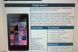T-Mobile Nexus 7 3G Release Date confirmed!