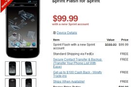 Sprint ZTE Flash price and specs now official