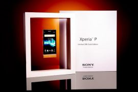 Special Sony Xperia P Gold Edition being given away by Sony
