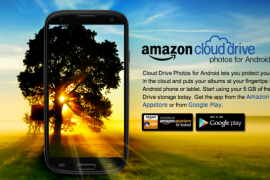 Upload your photos online with Amazon Cloud Drive Photos android app