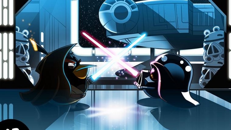 Angry Birds Star Wars Darth Vader vs Obi Wan
