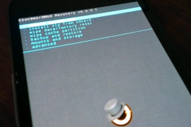HTC Droid DNA Clockworkmod Recovery (CWM)
